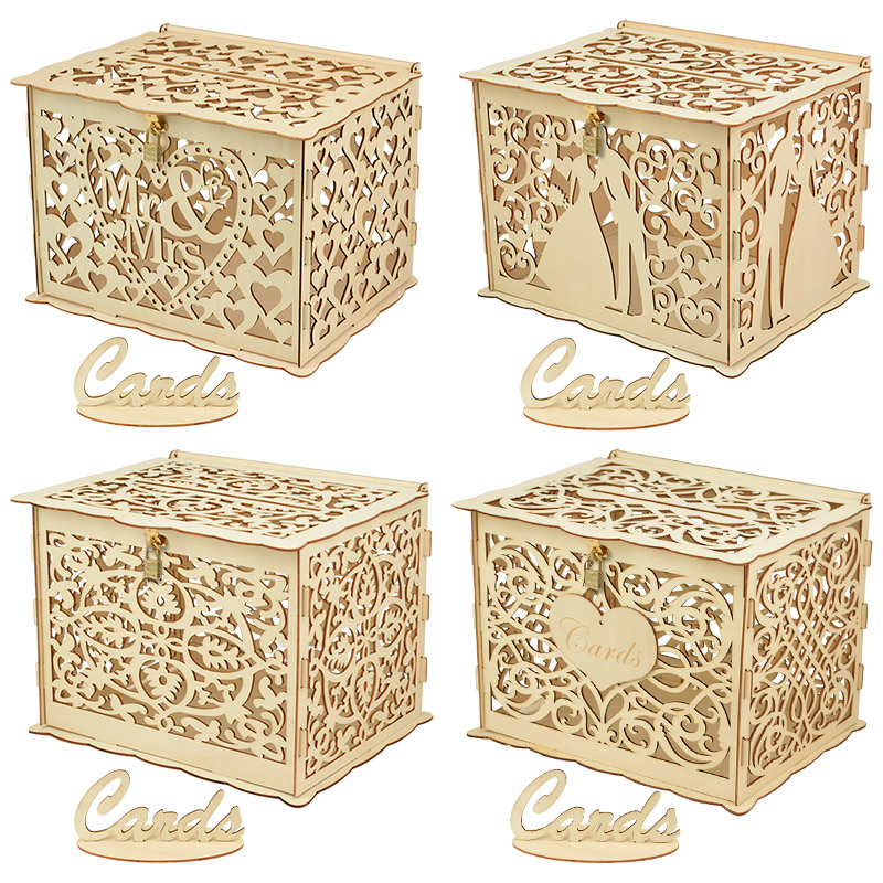 Wedding Supply.Box - 30X24X21 cm DIY Düğün Hediye Kartı