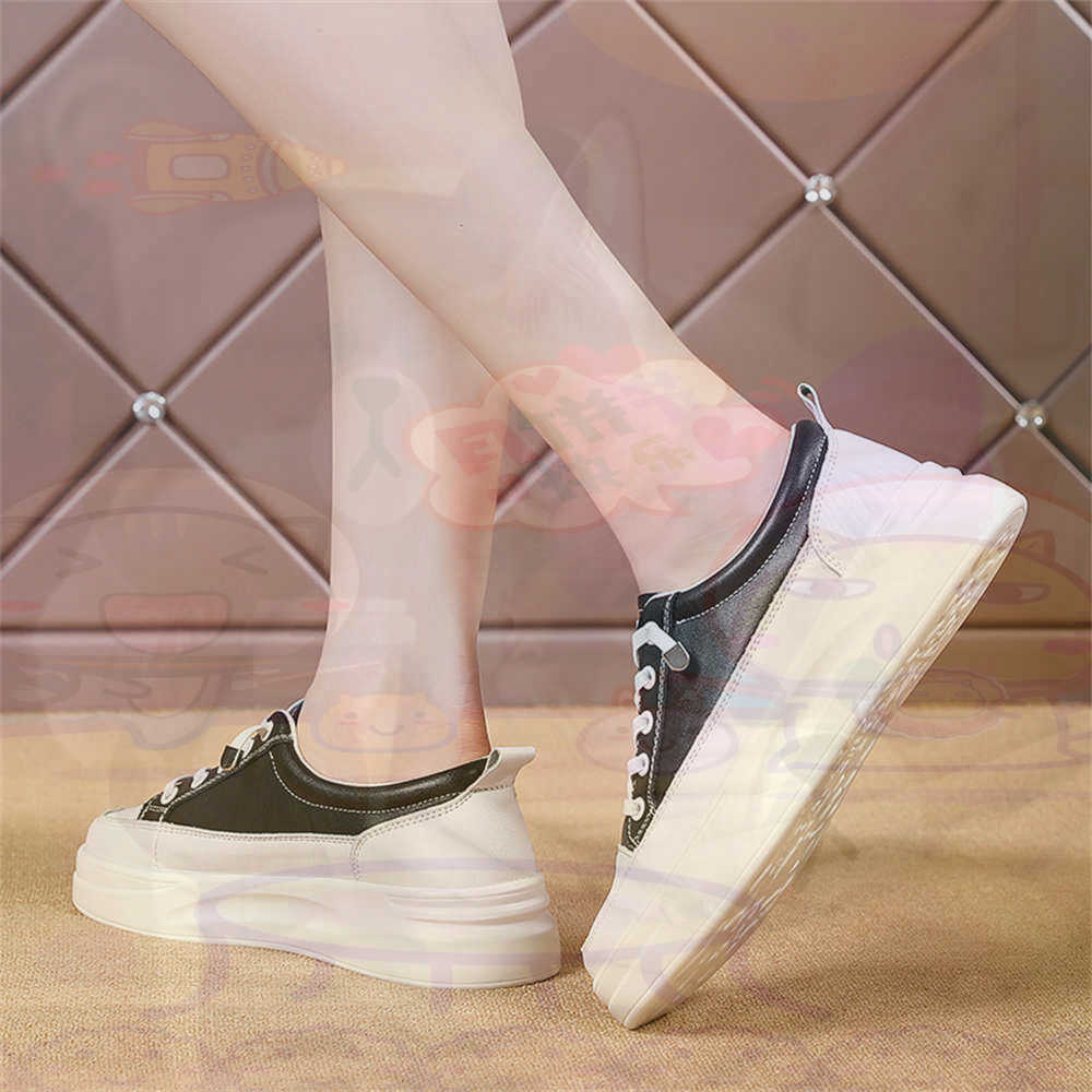 Wedding Supply Superstore - Bağcıklı Tıknaz Loafer'lar Kadın Kaykay Spor