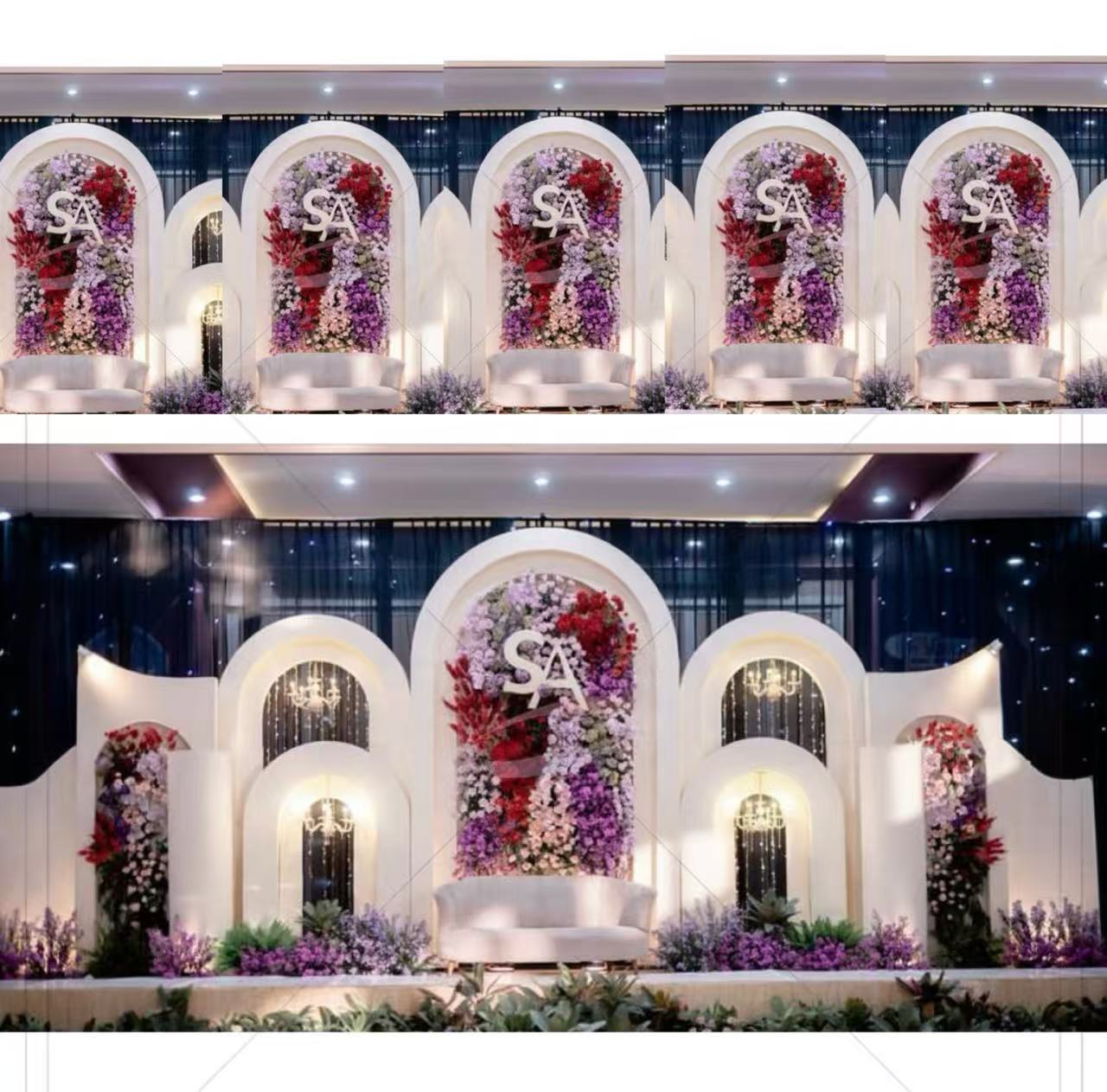 Wedding Party Supply Rentals - Düğün Dekorasyon Malzemeleri PVC Kemer Arka