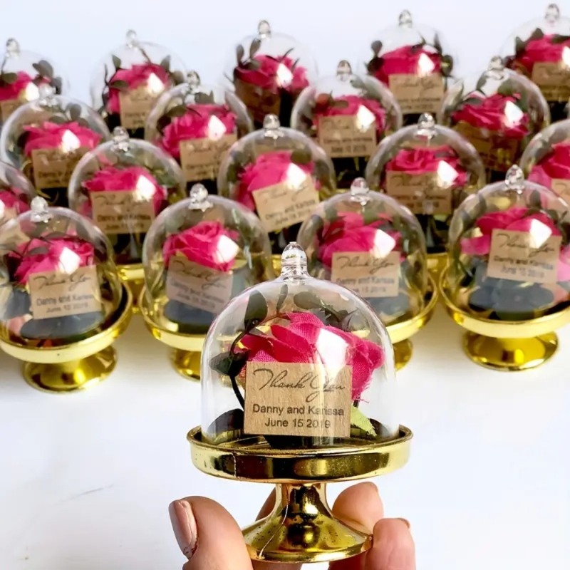 Wedding/Event Supply Store - 24 adet Mini Plastik Şeker Kutuları