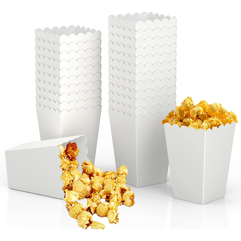 Wedding Supply.Box - 12 adet Kağıt Şeker Karton Patlamış