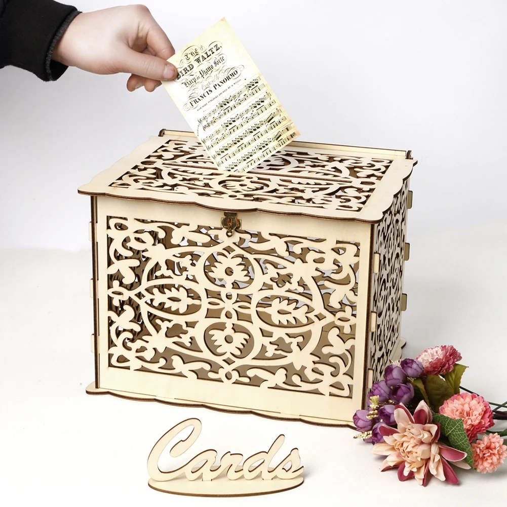 Ahşap evlilik davetiyesi kutu  - Wedding Supply.Box incelemesi ve fiyatı