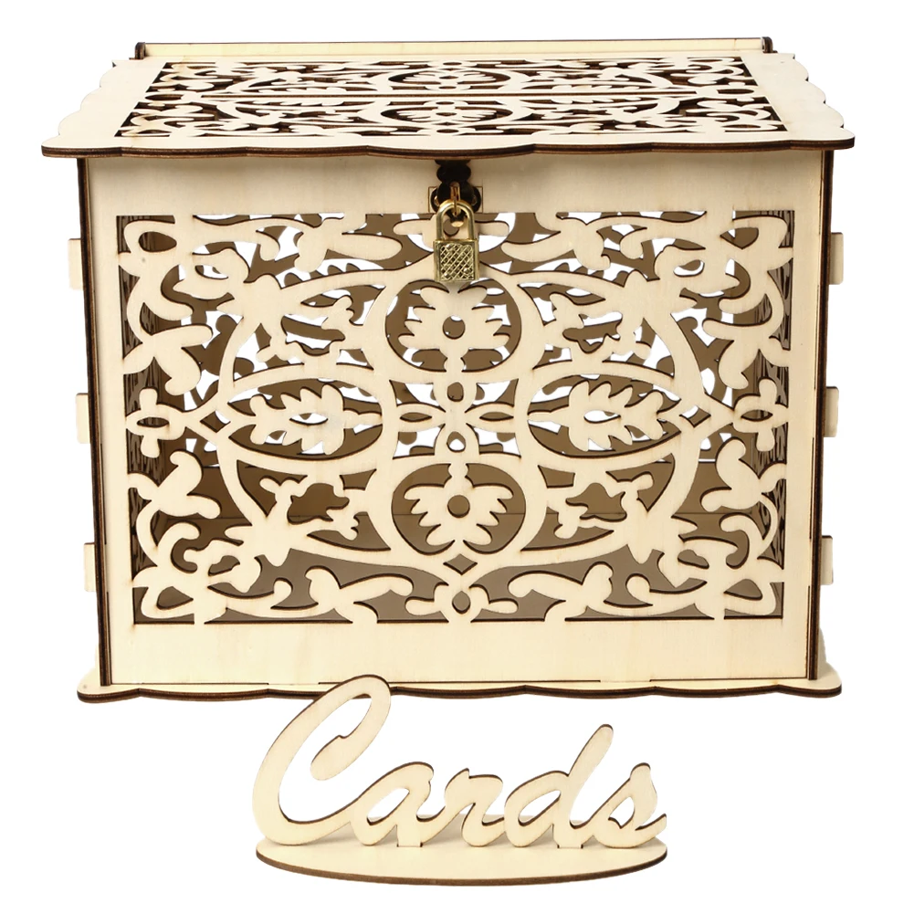 Ahşap evlilik davetiyesi kutu  - Wedding Supply.Box incelemesi ve fiyatı