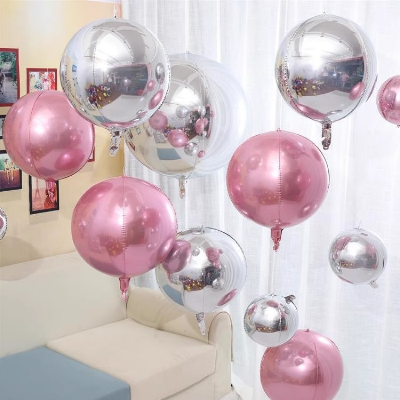 5 adet 10 18 22 inç 4D yuvarla - Wedding/Event Supply Store incelemesi ve fiyatı