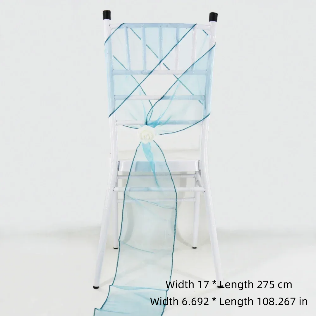 Düğün Sandalyesi Dekorasyonu O - Chair Sash Organza incelemesi ve fiyatı