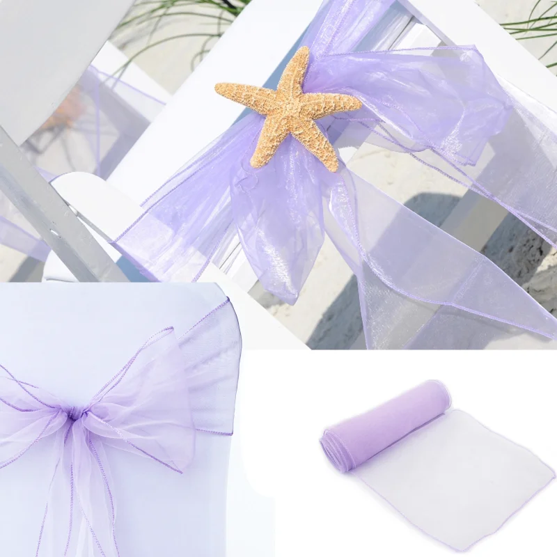 Düğün Sandalyesi Dekorasyonu O - Chair Sash Organza incelemesi ve fiyatı