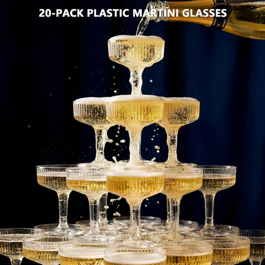 4-6 Katmanlı Plastik Şampanya  - Champagne Tower Set incelemesi ve fiyatı