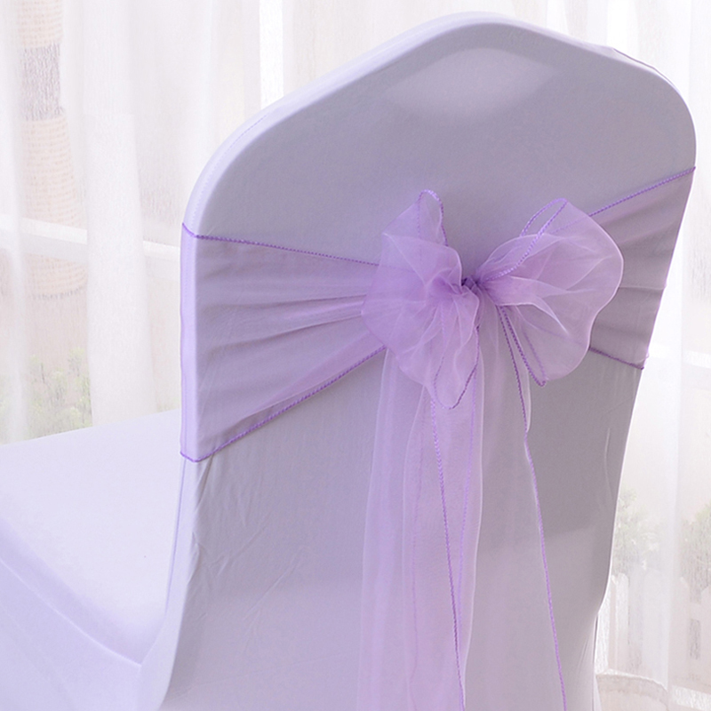 10/50/100 adet düğün sandalyes - Chair Sash Organza incelemesi ve fiyatı