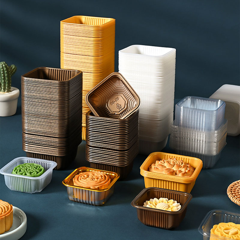 100 adet Mooncake Plastik Teps - Wedding Supply.Box incelemesi ve fiyatı