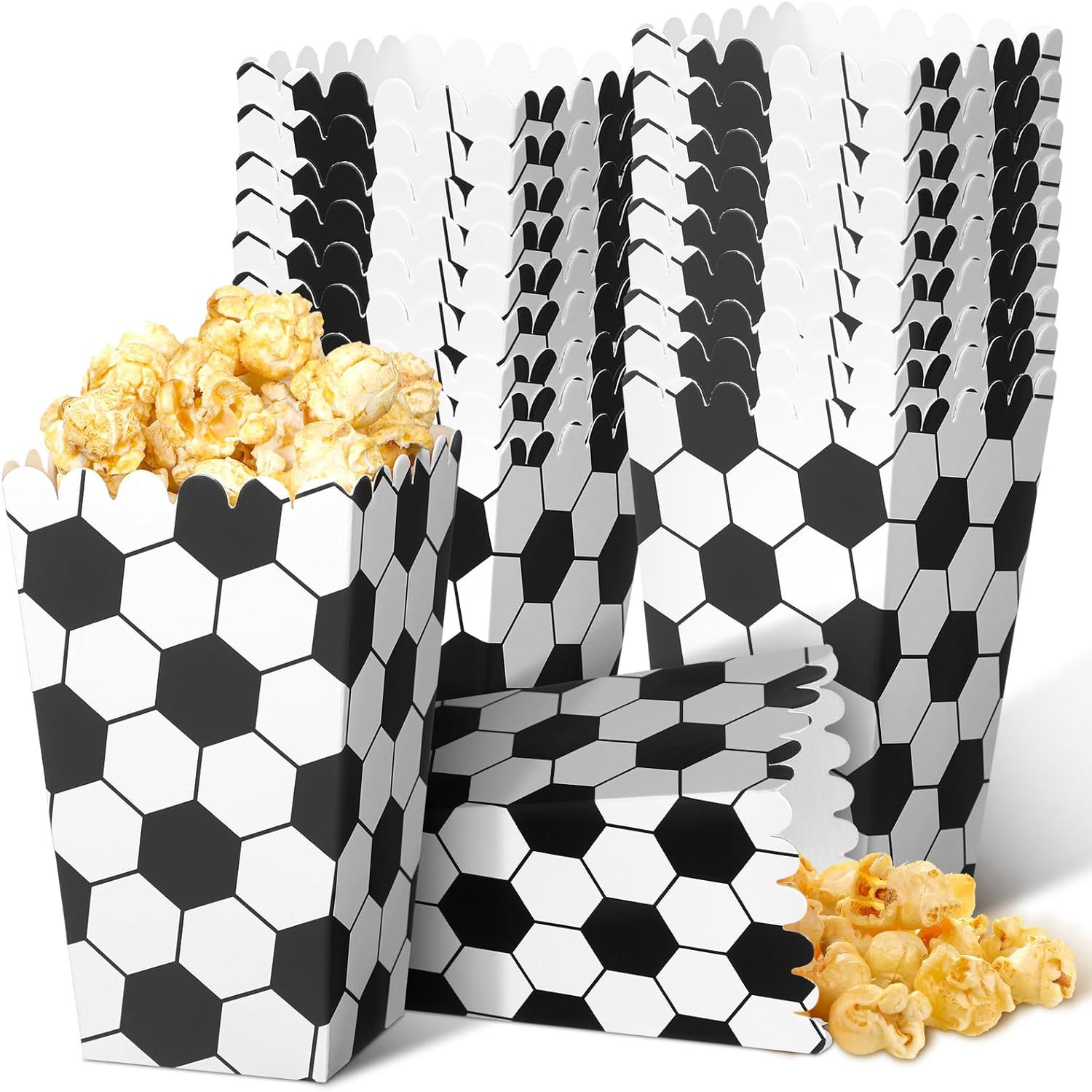 6/18 adet futbol patlamış mısı - Wedding Supply.Box incelemesi ve fiyatı