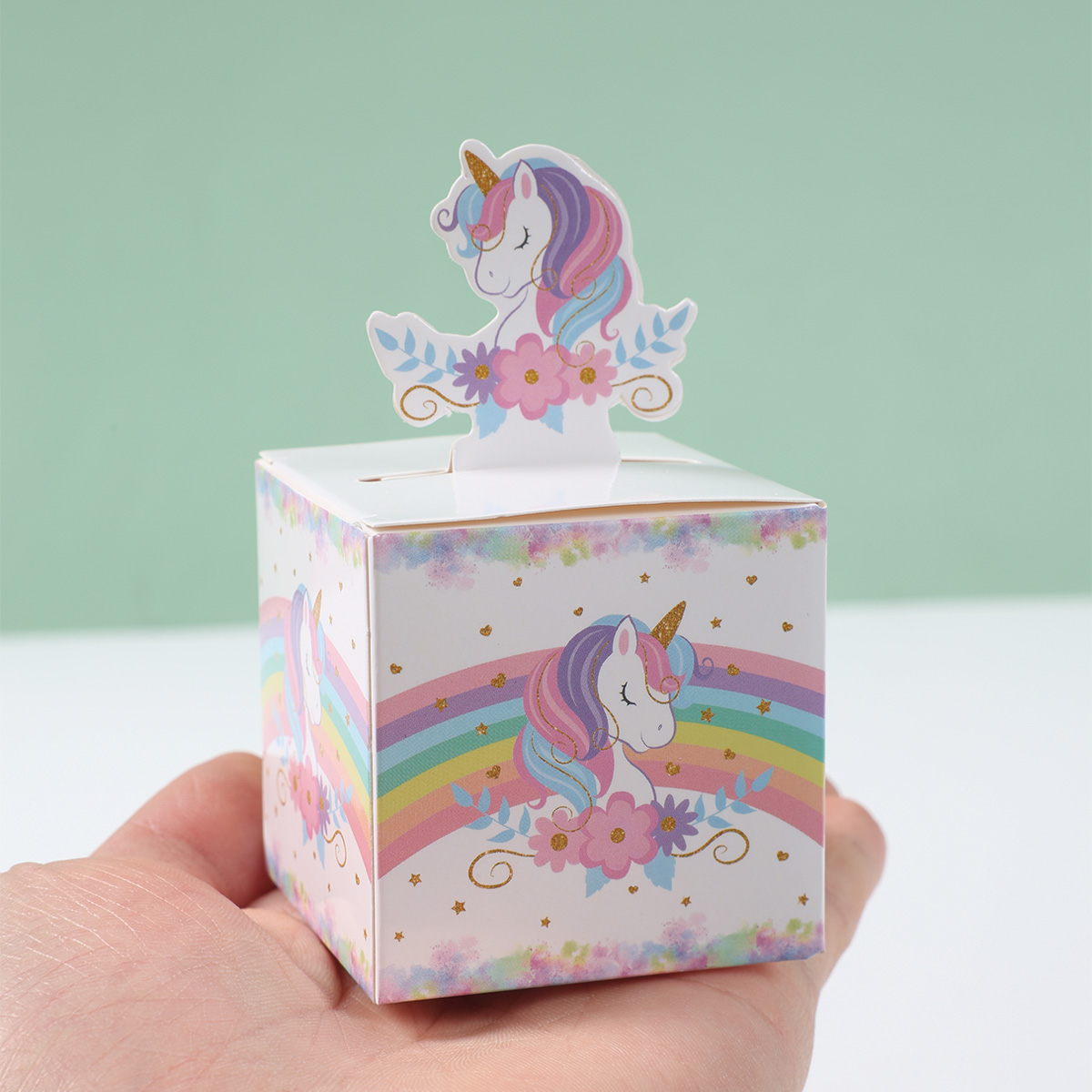 12/24 adet Unicorn 3D Kağıt Şe - Wedding Supply.Box incelemesi ve fiyatı