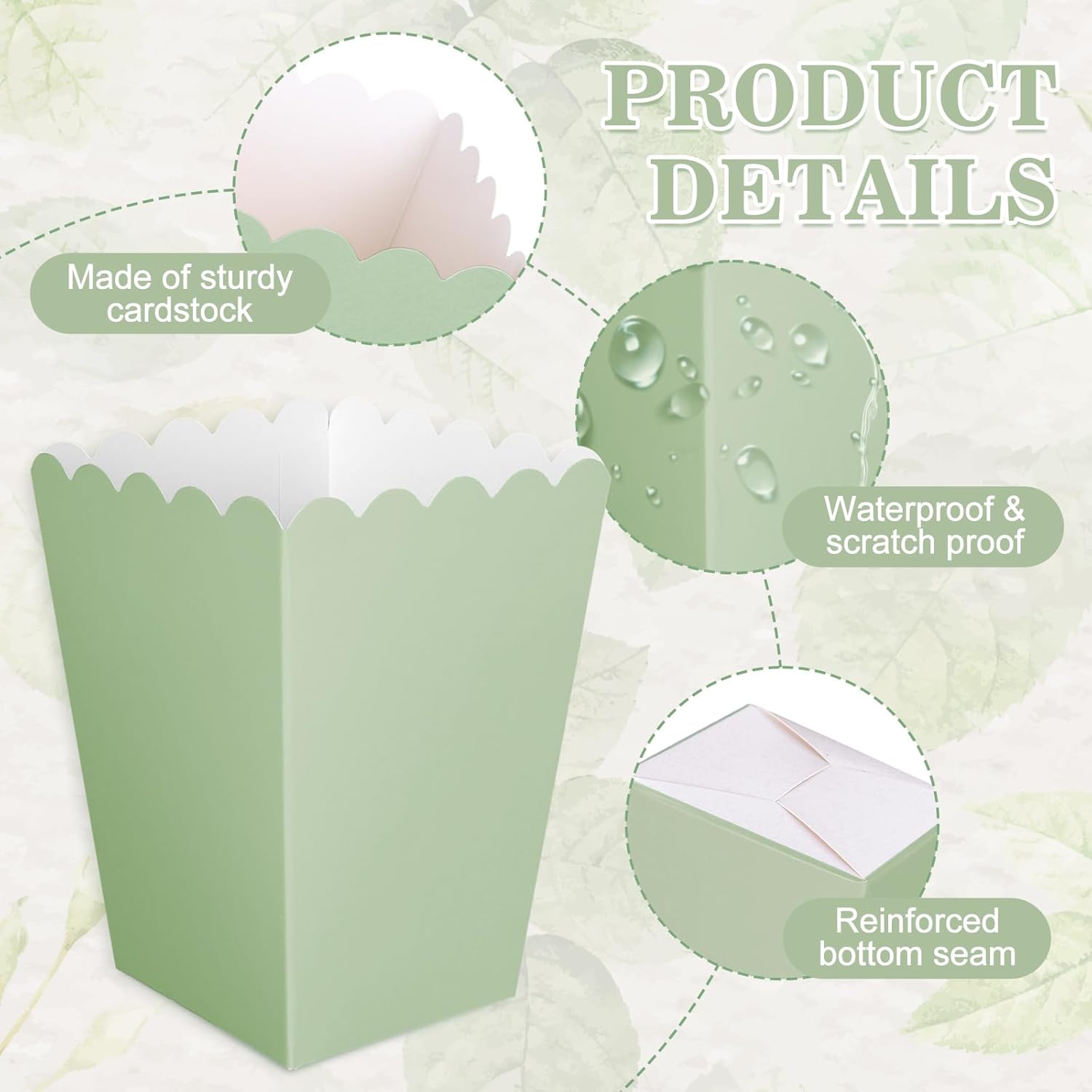 12 adet Adaçayı Yeşil Mini Pat - Wedding Supply.Box incelemesi ve fiyatı