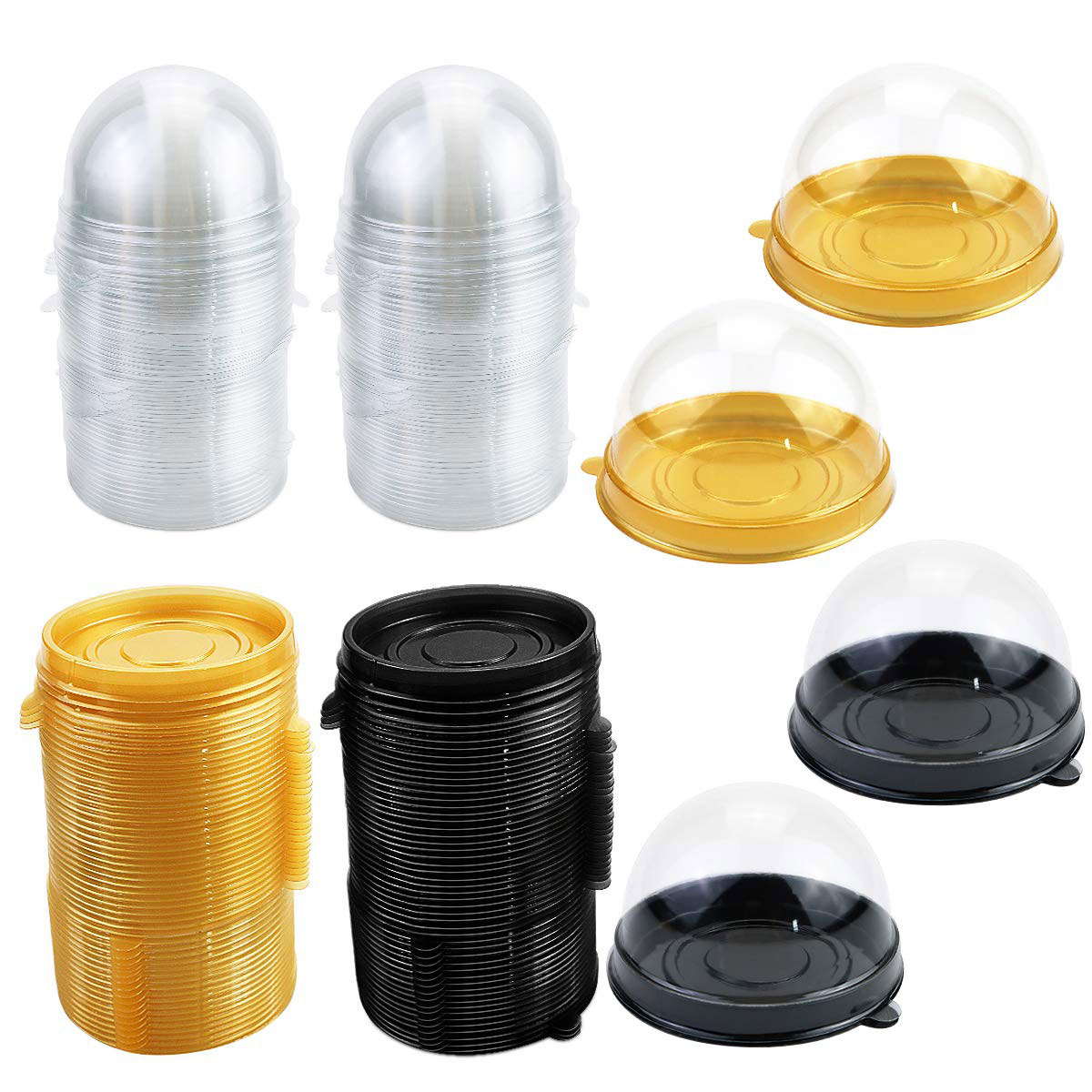 Şeffaf kek tatlı kutu konteyne - Wedding Supply.Box incelemesi ve fiyatı