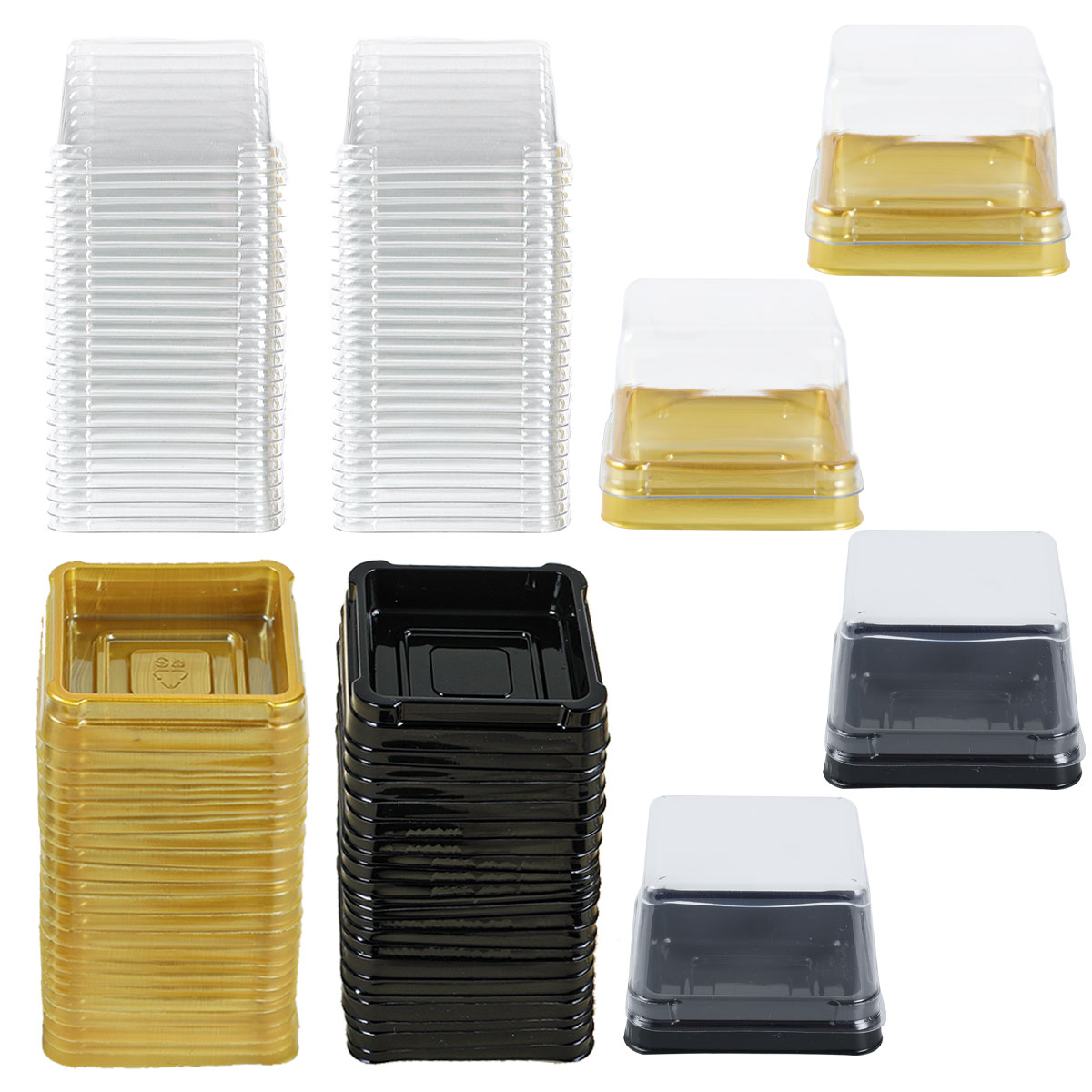 Şeffaf kek tatlı kutu konteyne - Wedding Supply.Box incelemesi ve fiyatı